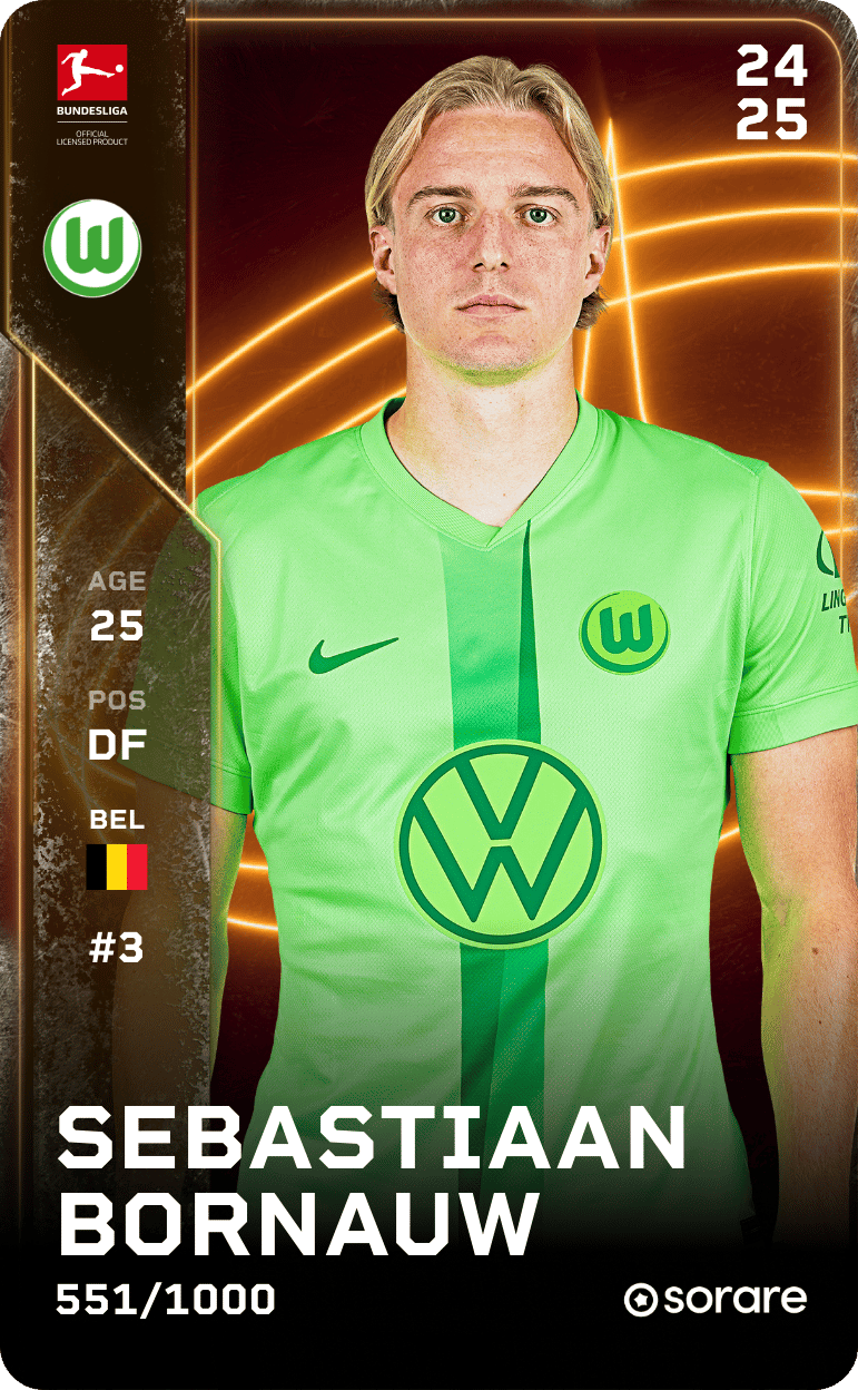 Sebastiaan Bornauw 2024-25 • Limited 551/1000