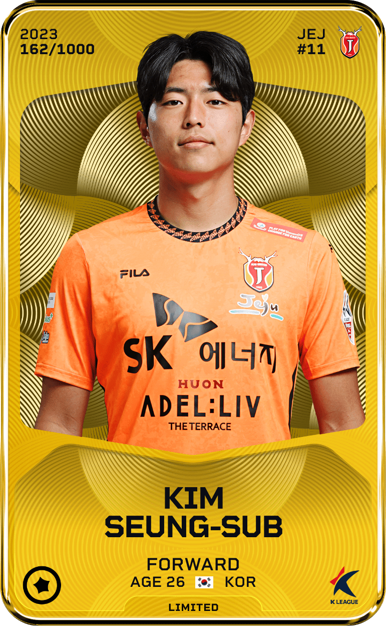 Kim Seung-Sub 2023-24 • Limited 162/1000