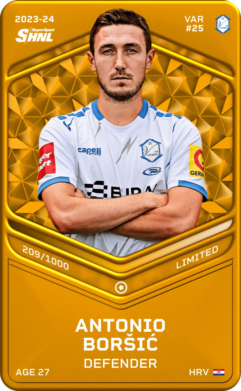 Antonio Boršić 2023-24 • Limited 209/1000