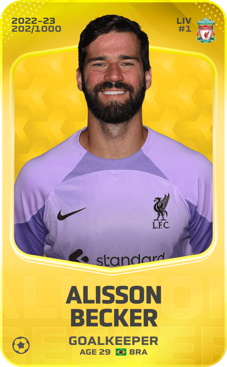 Alisson Becker 2022-23 • Limited 202/1000