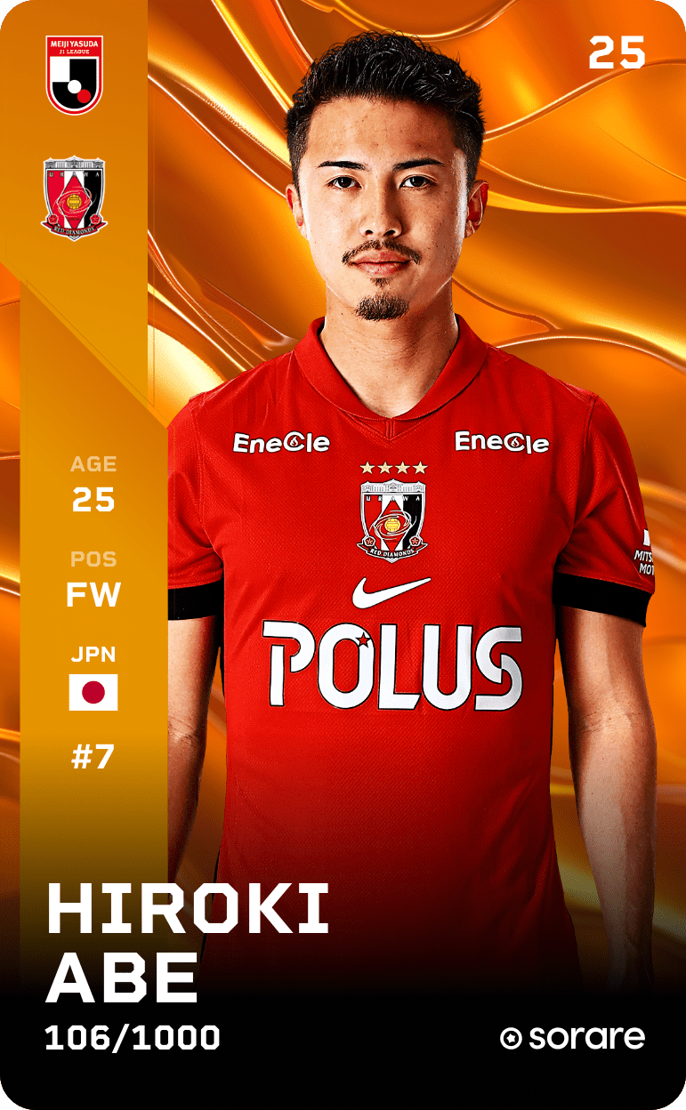Hiroki Abe 2025-26 • Limited 106/1000