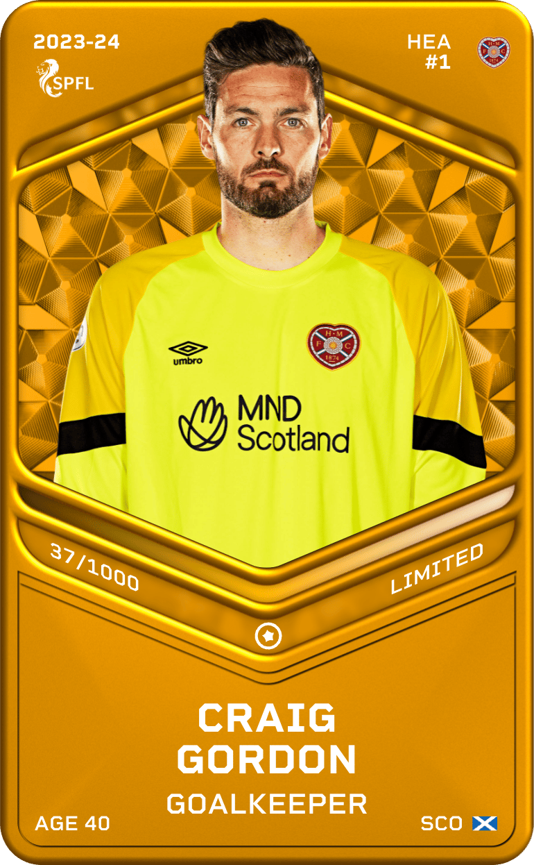 Craig Gordon 2023-24 • Limited 37/1000