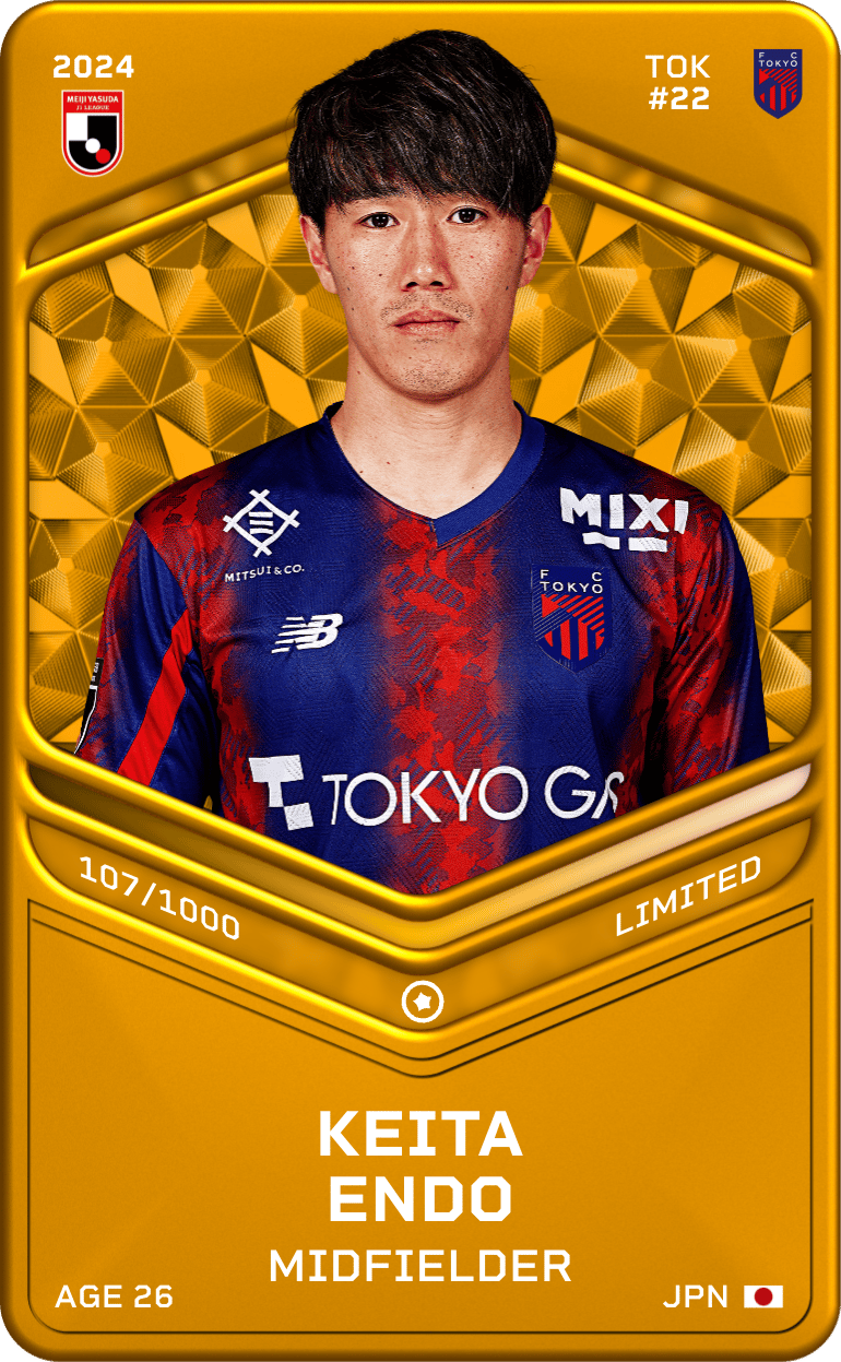 Keita Endo 2024-25 • Limited 107/1000