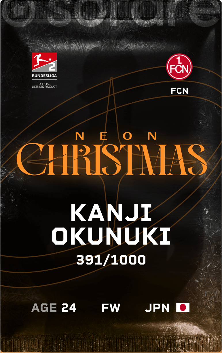 Kanji Okunuki 2024-25 • Limited 391/1000