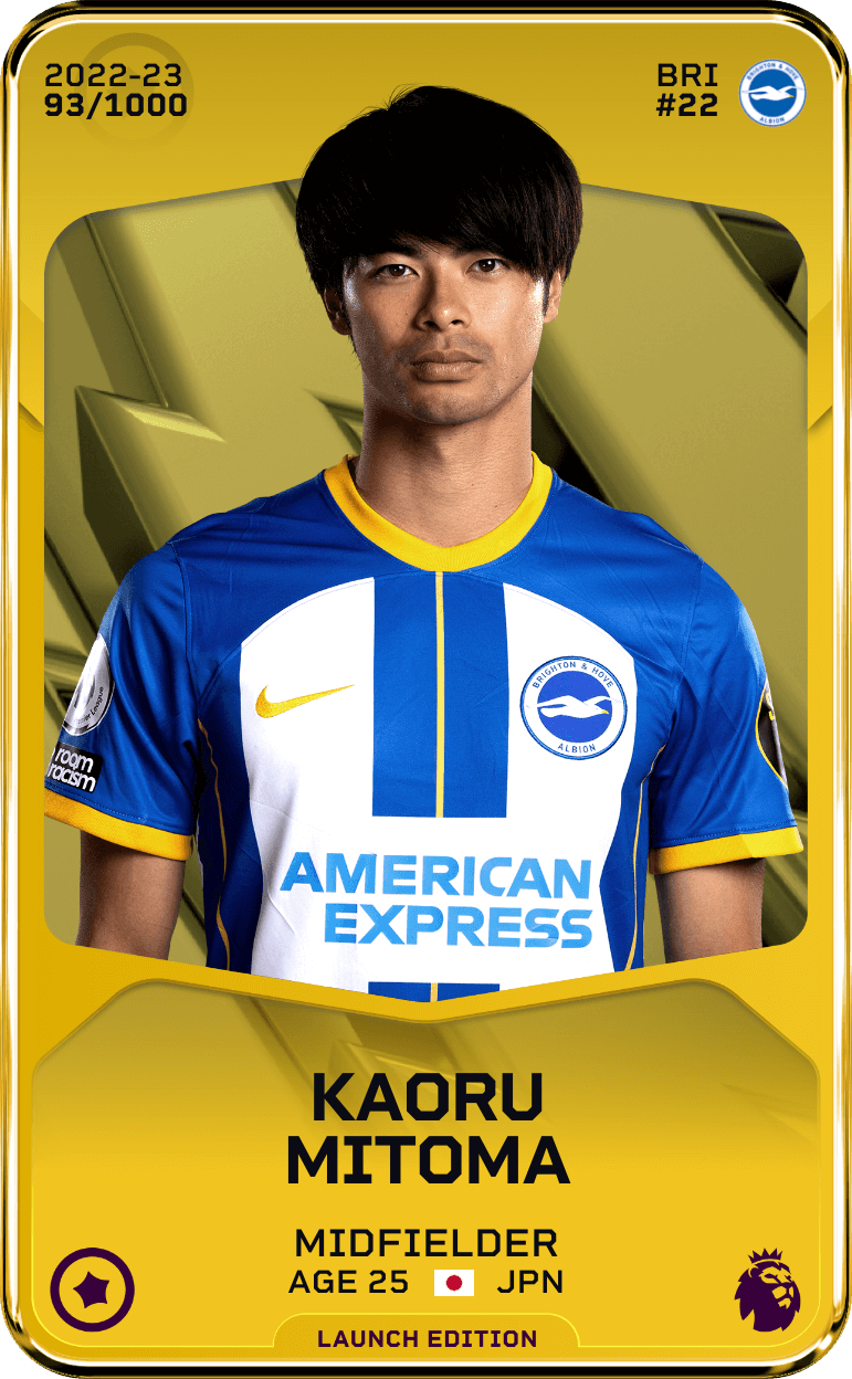 Kaoru Mitoma 2022-23 • Limited 93/1000