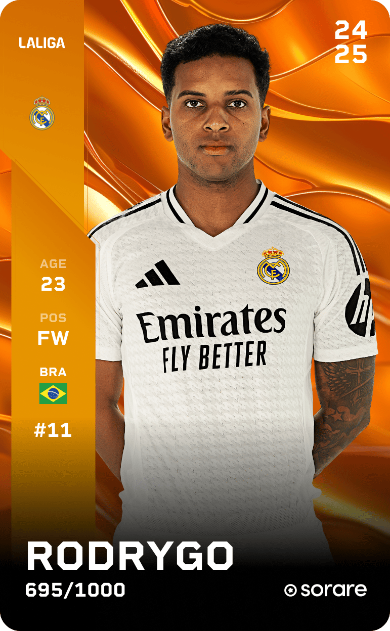 Rodrygo 2024-25 • Limited 695/1000