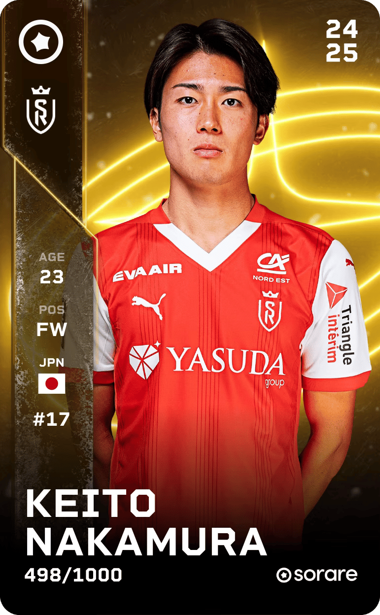Keito Nakamura 2024-25 • Limited 498/1000