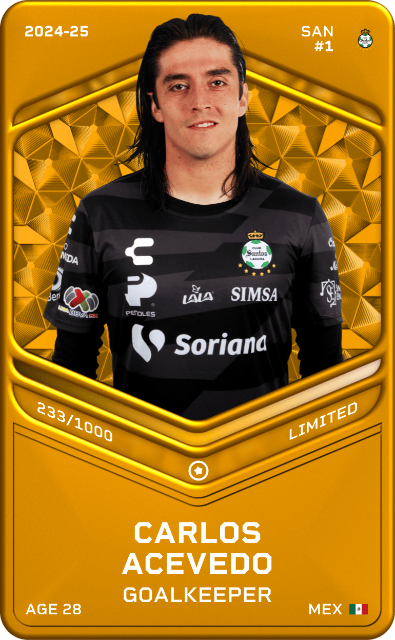 Carlos Acevedo 2024-25 • Limited 233/1000