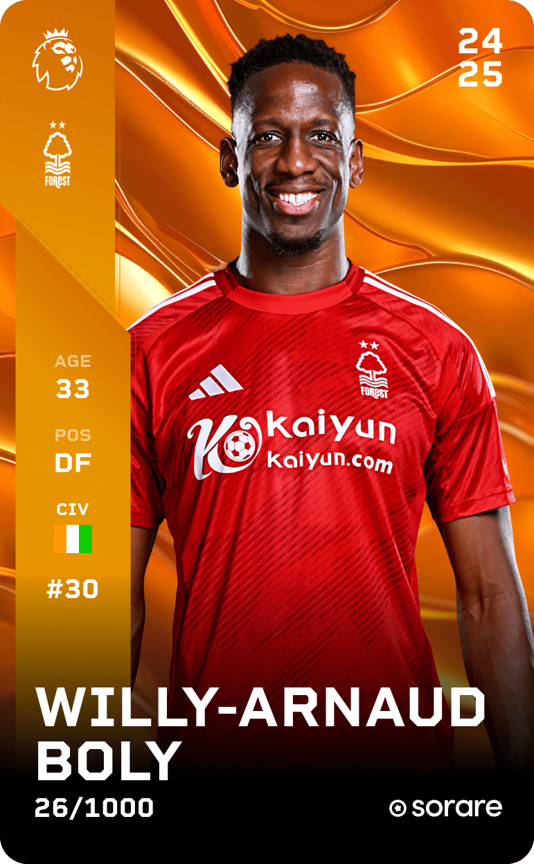 Willy-Arnaud Boly 2024-25 • Limited 26/1000