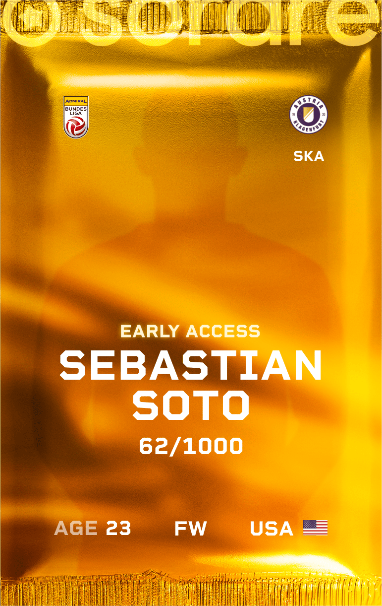 Sebastian Soto 2024-25 • Limited 62/1000