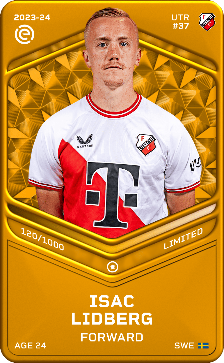 Isac Lidberg 2023-24 • Limited 120/1000