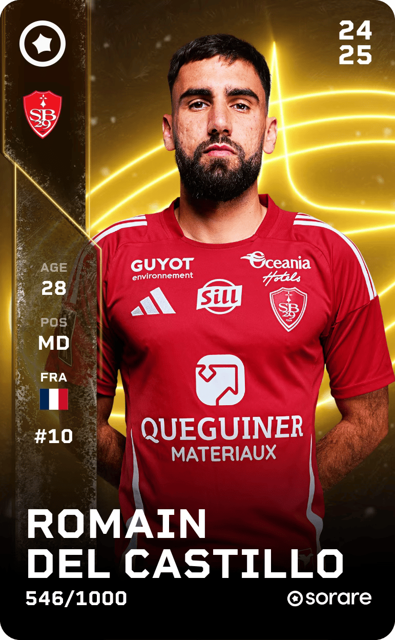 Romain Del Castillo 2024-25 • Limited 546/1000