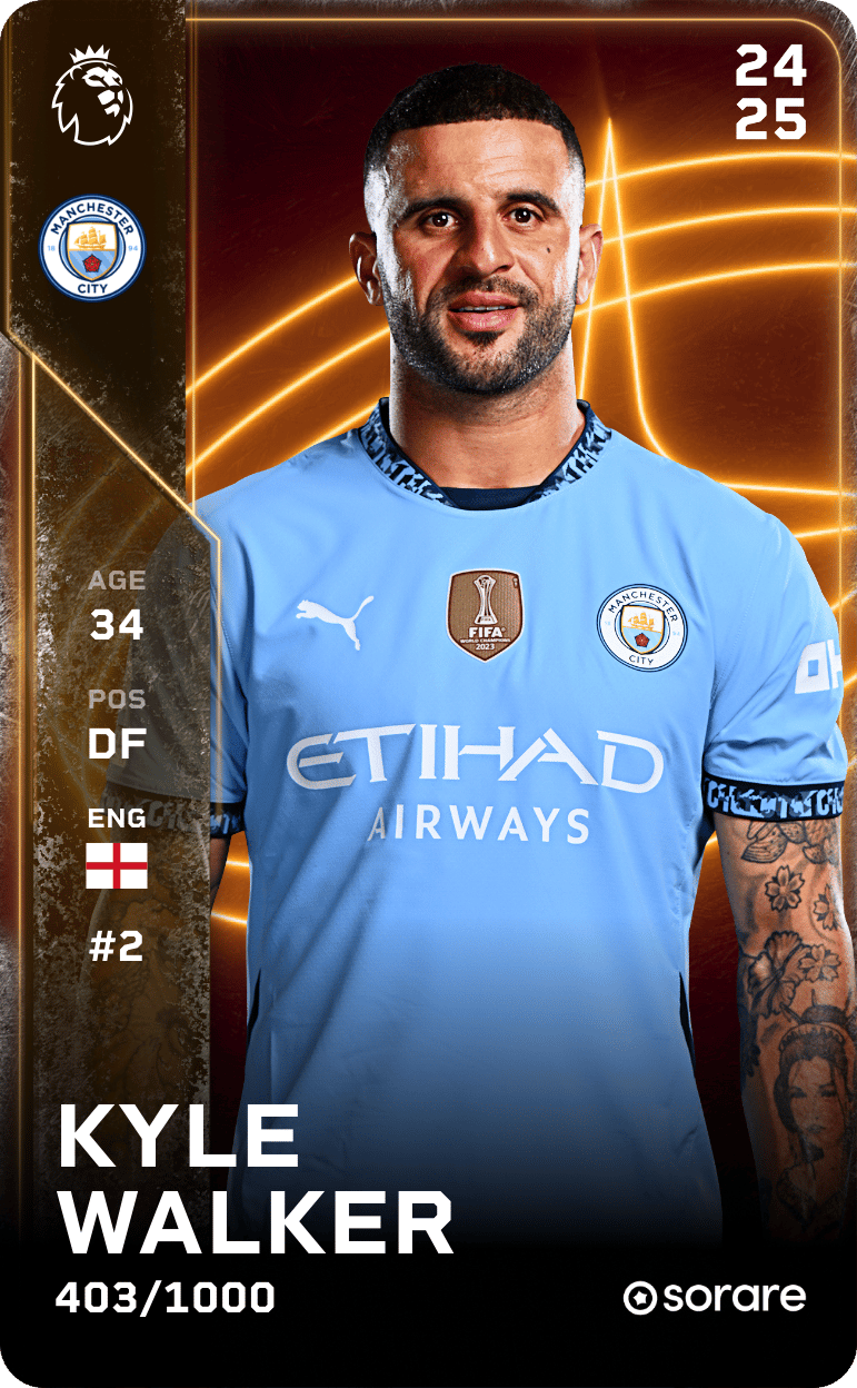 Kyle Walker 2024-25 • Limited 403/1000