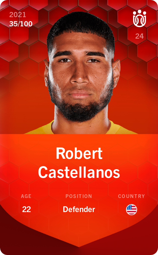 Sorare - Sorare Official - Robert Castellanos 2021-22 • Rare 35/100 - NFT # 62772187178632330363972459781461113618551073573860947772685085488742181233659