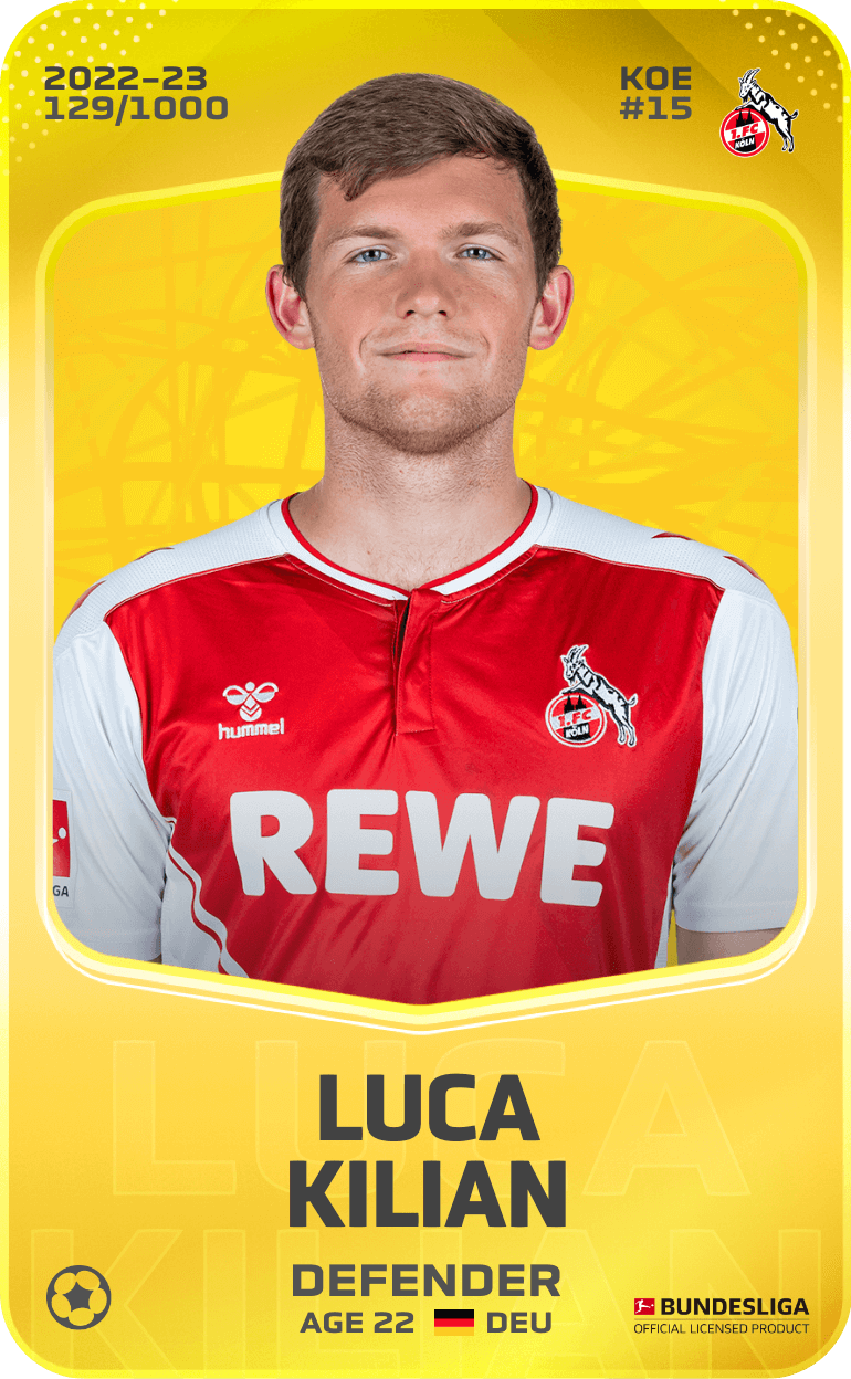 Luca Kilian 2022-23 • Limited 129/1000