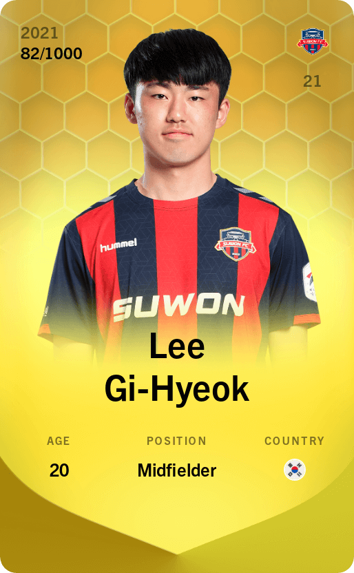 Lee Gi-Hyeok 2021-22 • Limited 82/1000