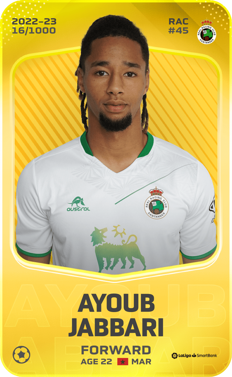 Ayoub Jabbari 2022-23 • Limited 16/1000