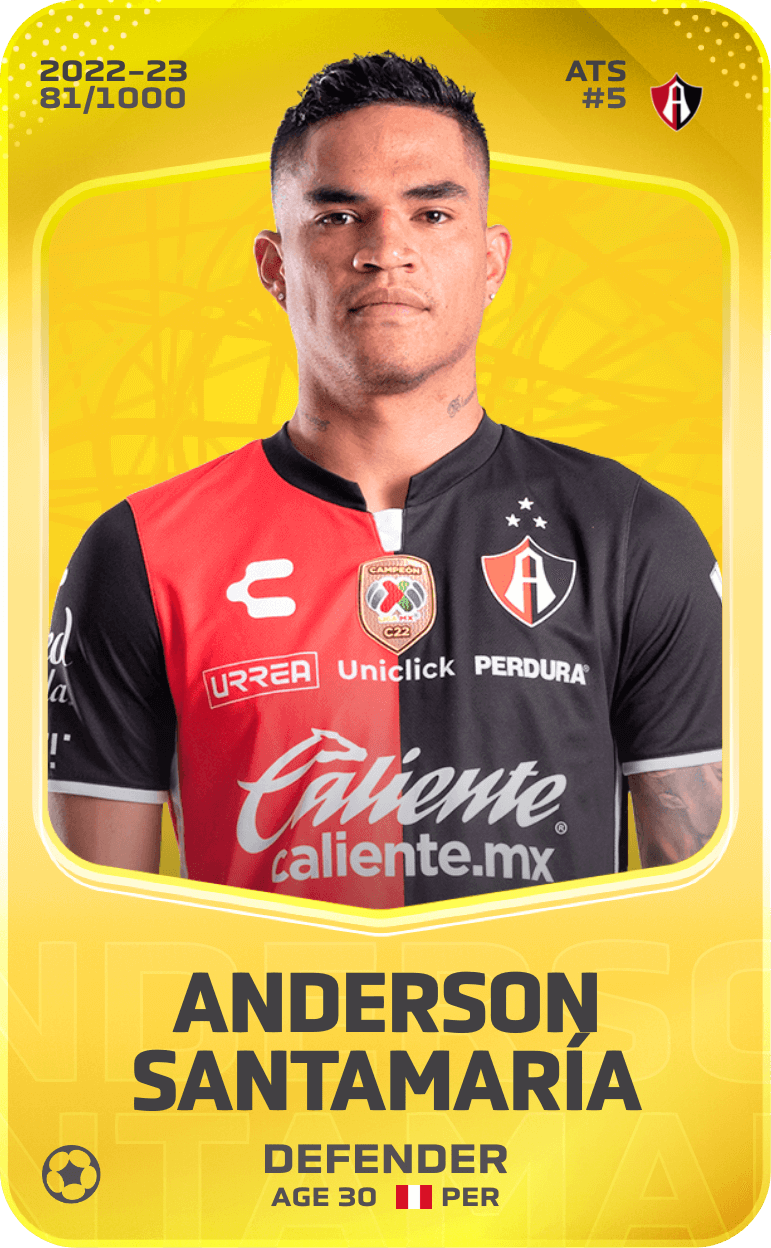Anderson Santamaría 2022-23 • Limited 81/1000