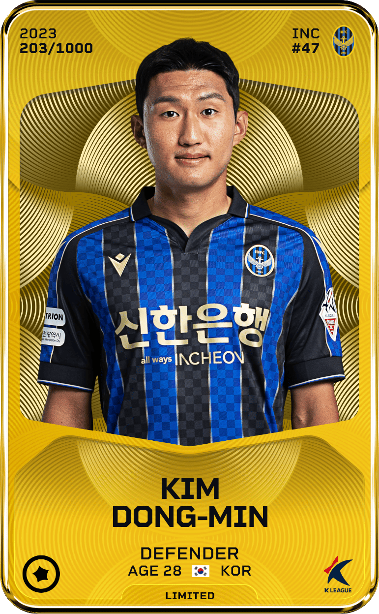 Kim Dong-Min 2023-24 • Limited 203/1000