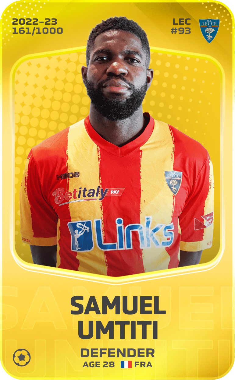 Samuel Umtiti 2022-23 • Limited 161/1000