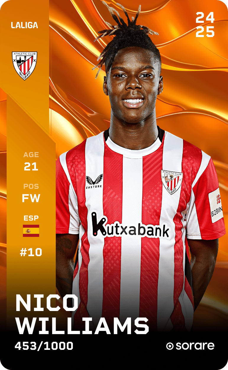 Nico Williams 2024-25 • Limited 453/1000