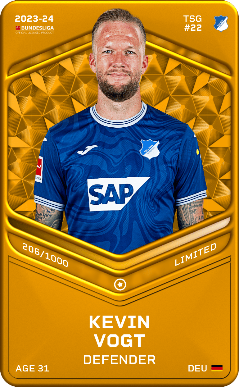 Kevin Vogt 2023-24 • Limited 206/1000