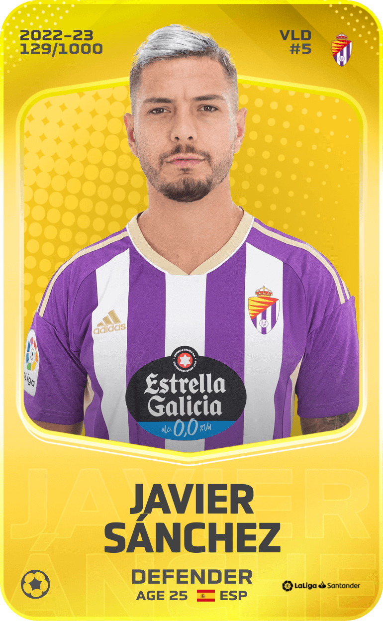 Javier Sánchez 2022-23 • Limited 129/1000