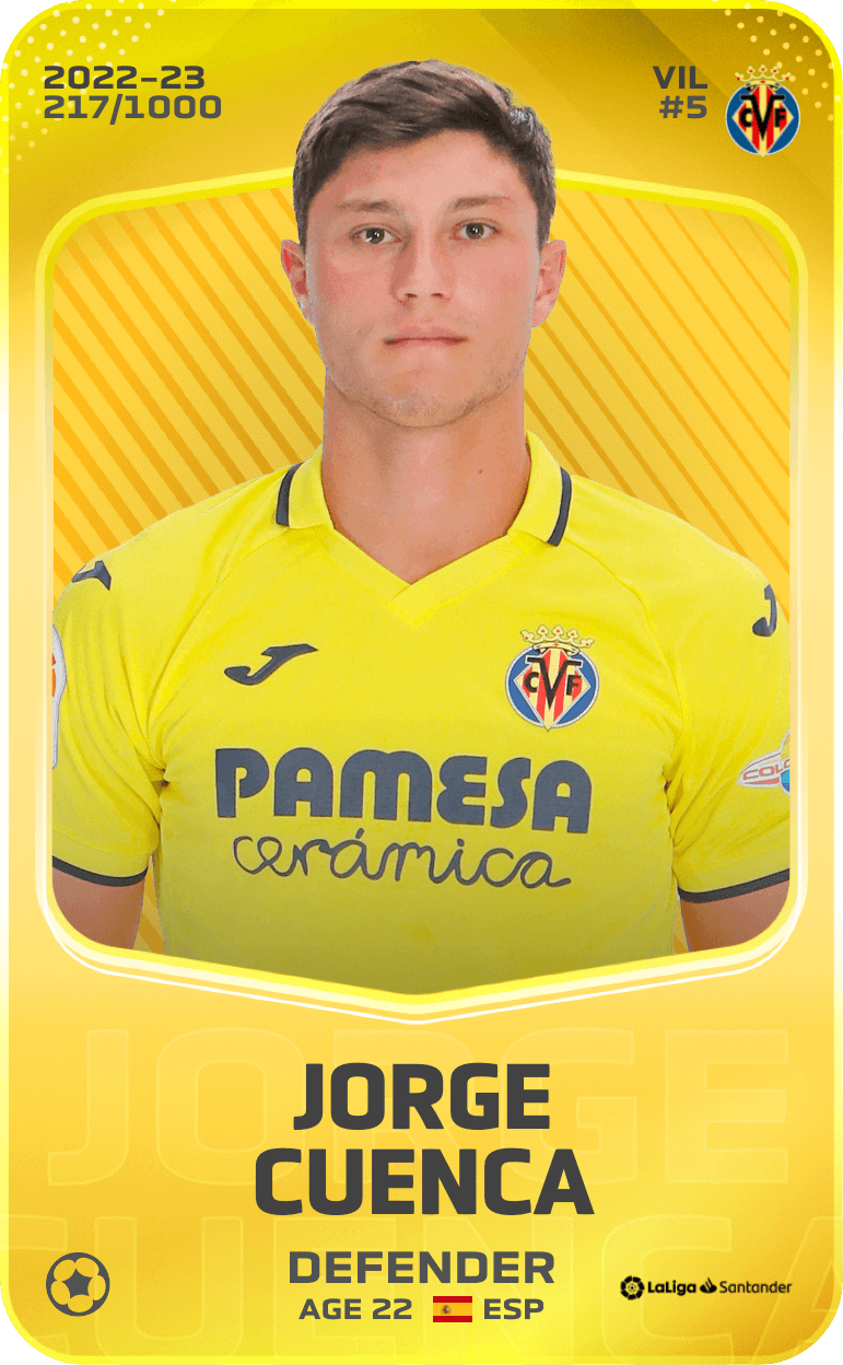 Jorge Cuenca 2022-23 • Limited 217/1000