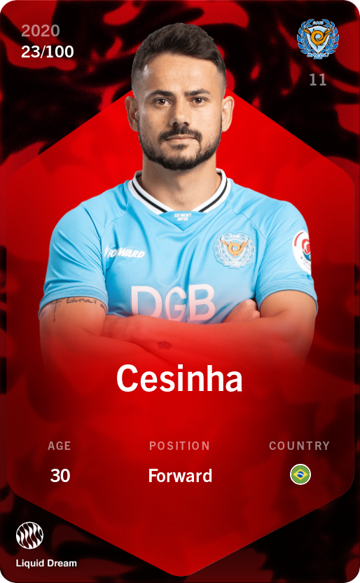 Sorare - Sorare Official - Cesinha 2020-21 • Rare 23/100 - NFT # 35481953861153440899680833085260481818207500289788478194105324521931439610926