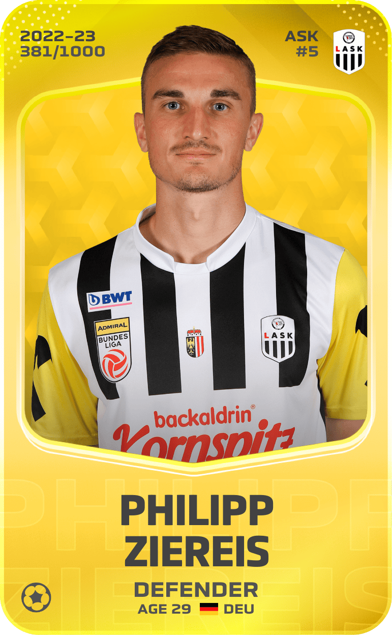 Philipp Ziereis 2022-23 • Limited 381/1000