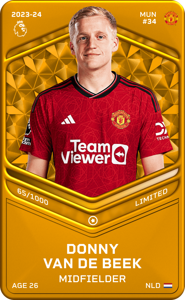 Donny van de Beek 2023-24 • Limited 65/1000