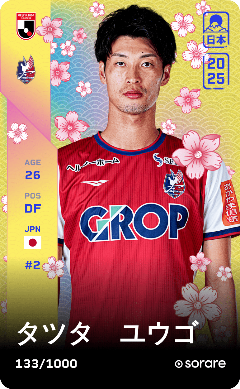 Yugo Tatsuta 2025-26 • Limited 133/1000