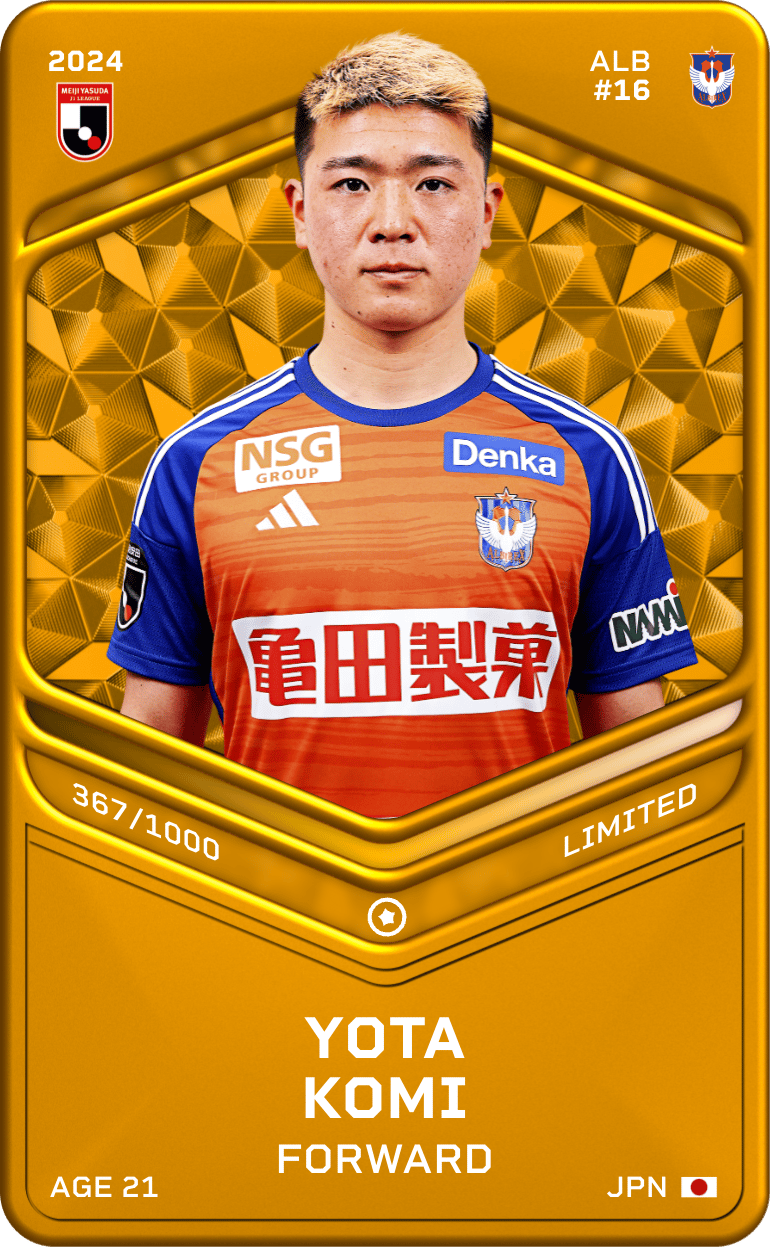 Yota Komi 2024-25 • Limited 367/1000