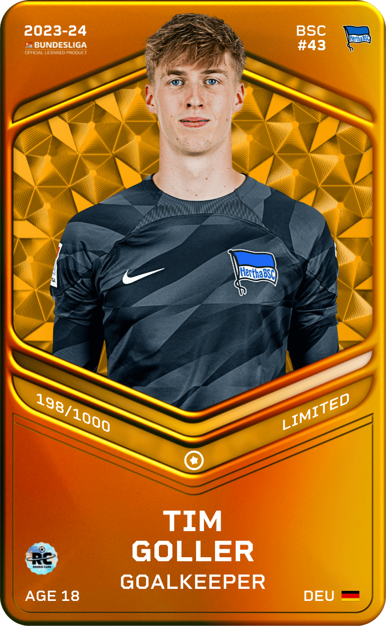 Tim Goller 2023-24 • Limited 198/1000