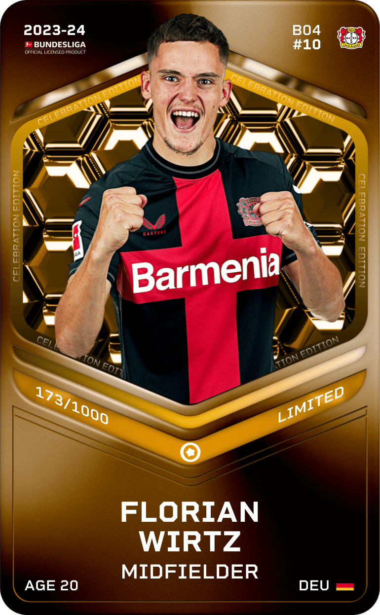 Florian Wirtz 2023-24 • Limited 173/1000