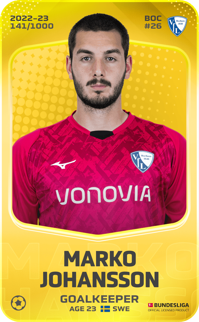 Marko Johansson 2022-23 • Limited 141/1000