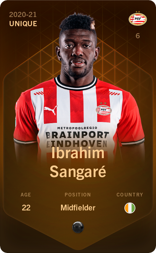 Sorare - Sorare Official - Ibrahim Sangaré 2020-21 • Unique - NFT # 96555633878380412402415203956795504595791845538638147914536586306417085991077
