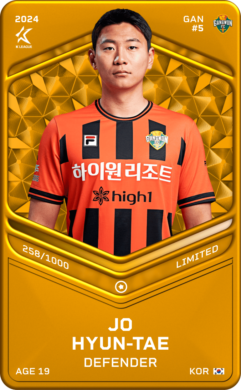 Jo Hyun-Tae 2024-25 • Limited 258/1000