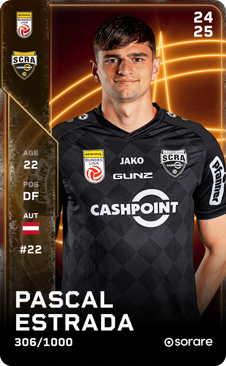 Pascal Estrada 2024-25 • Limited 306/1000