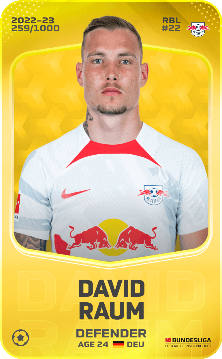 David Raum 2022-23 • Limited 259/1000
