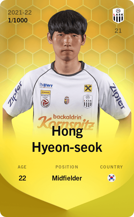 Hong Hyeon-seok 2021-22 • Limited 1/1000