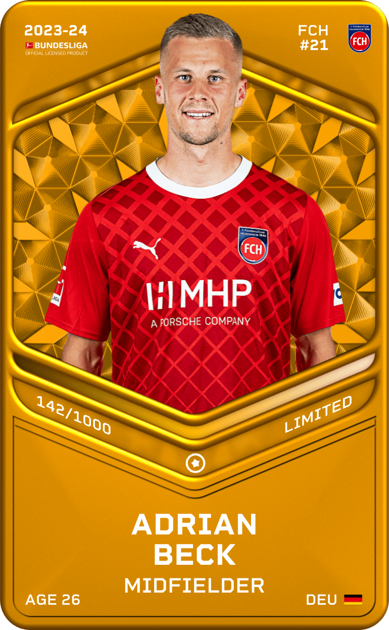 Adrian Beck 2023-24 • Limited 142/1000