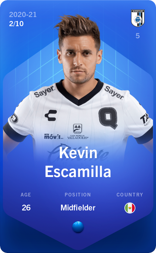 Sorare - Sorare Official - Kevin Escamilla 2020-21 • Super Rare 2/10 - NFT # 114572381889444899689324744182215119443737606784312003798874005126225861479976