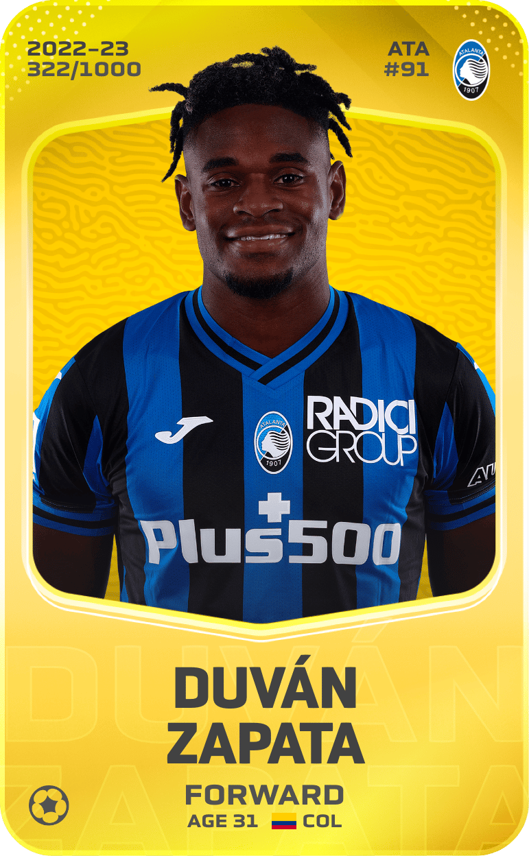 Duván Zapata 2022-23 • Limited 322/1000