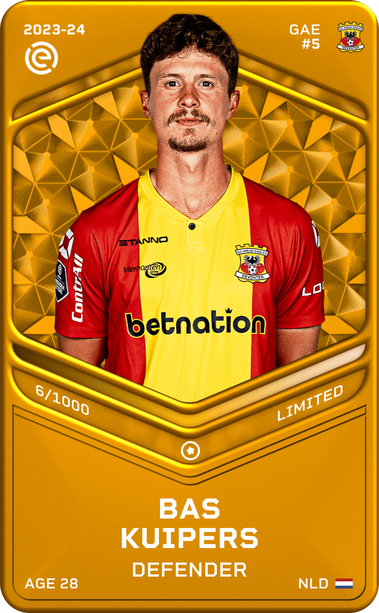 Bas Kuipers 2023-24 • Limited 6/1000