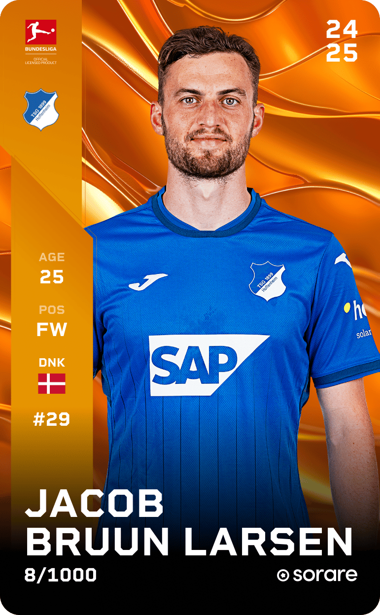 Jacob Bruun Larsen 2024-25 • Limited 8/1000