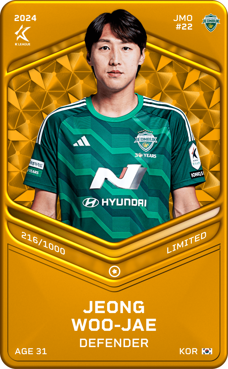Jeong Woo-Jae 2024-25 • Limited 216/1000