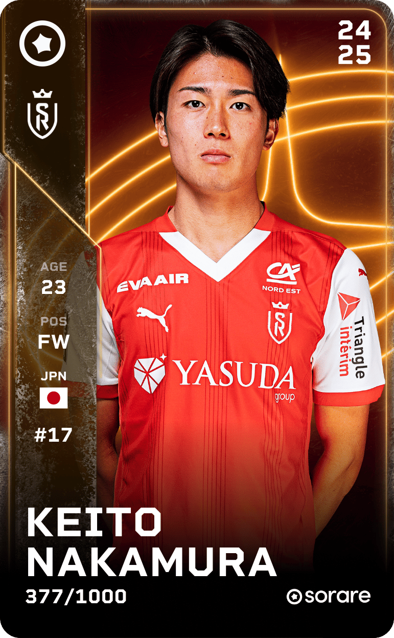Keito Nakamura 2024-25 • Limited 377/1000