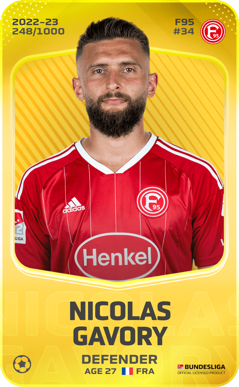 Nicolas Gavory 2022-23 • Limited 248/1000