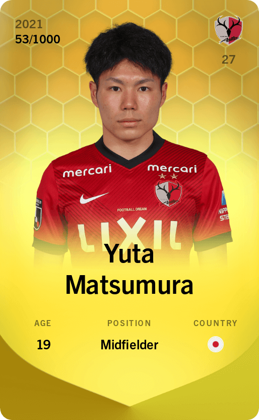 Yuta Matsumura 2021-22 • Limited 53/1000